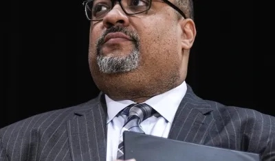 El fiscal de Manhattan, Alvin Bragg.