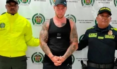 Michal Pis, de 28 años, eslovaco capturado en Cartagena.