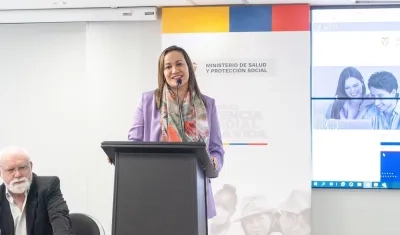 Carolina Corcho, Ministra de Salud.