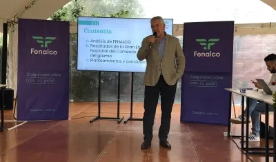 Jaime Alberto Cabal, presidente de Fenalco.