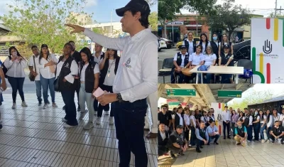 Imágenes de la campaña de prevención.