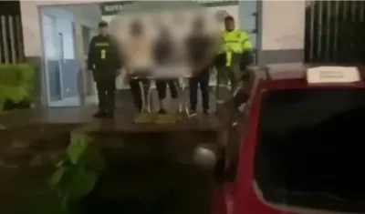 Capturados por la Policía.
