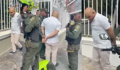  Juan Carlos Agámez Pájaro, exteniente de la Policía Metropolitana de Barranquilla