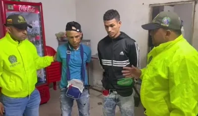 Capturados por la Policía.