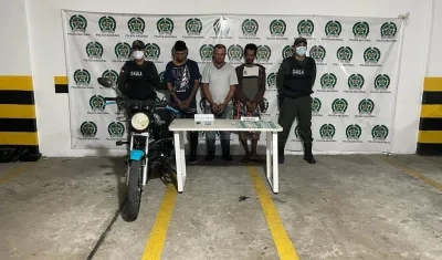 Capturados por la Policía.
