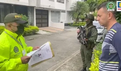 Uno de los capturados por el envío de droga a España. 