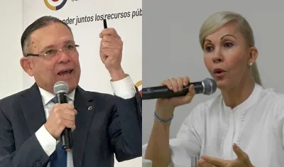 Efraín Cepeda y Dilian Francisca Toro.