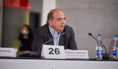 El Defensor del Pueblo, Carlos Camargo.