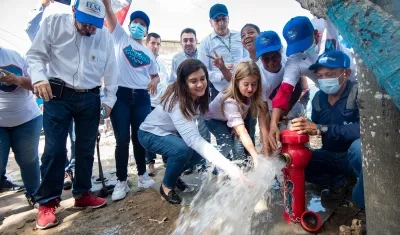 1.4 millones de atlanticenses contarán al final de año con el servicio de acueducto 24 horas.