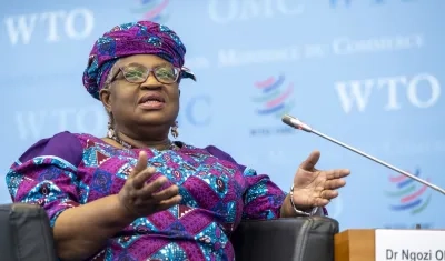  Directora general de la OMC, Ngozi Okonjo-Iweala.