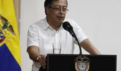 El Presidente de Colombia, Gustavo Petro.