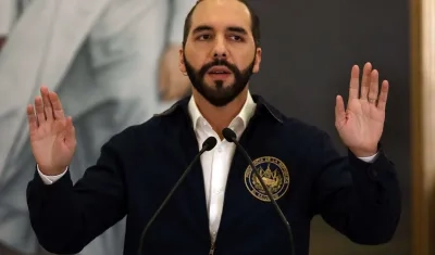 El Presidente de El Salvador, Nayib Bukele.
