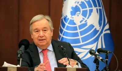 El secretario general de la ONU, António Guterres.