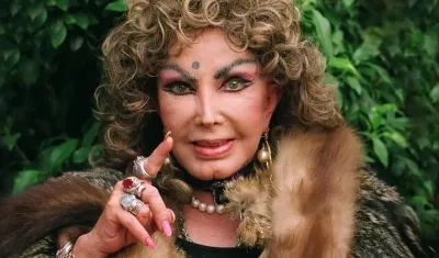 La actriz, cantante y política mexicana Irma Serrano, 'La Tigresa'.