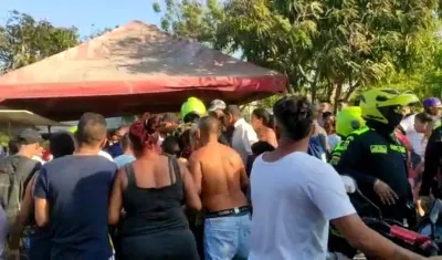 Lugar donde se presentó el ataque sicarial en La Chinita.