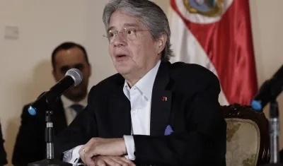 El Presidente de Ecuador, Guillermo Lasso.