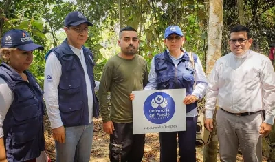 El sargento Libey Danilo Bravo liberado por el ELN en una misión humanitaria.