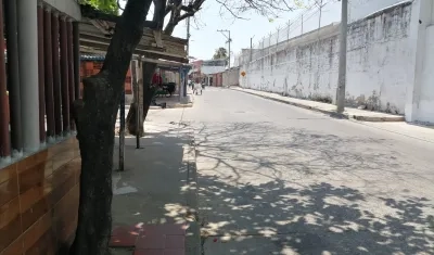 Lugar donde fue hallado el cuerpo del hombre.