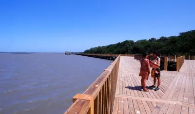Panorámica de la Ciénaga de Mallorquin.