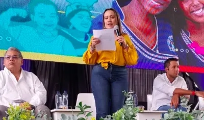 La Ministra de Salud, Carolina Corcho.