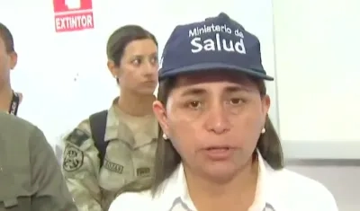 Ministra de Salud peruana, Rosa Gutiérrez.