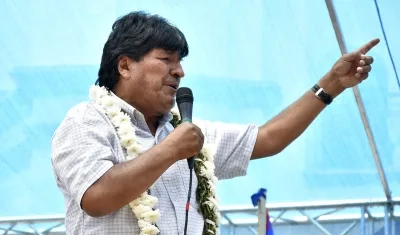 El expresidente de Bolivia, Evo Morales.