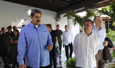 Nicolás Maduro y Gustavo Petro