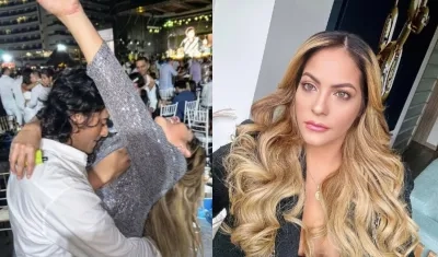 Nicolás Petro y Laura Ojeda.