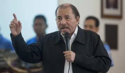 El presidente de Nicaragua, Daniel Ortega.