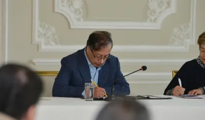 El Presidente de la República, Gustavo Petro.