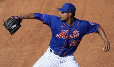 José Quintana, lanzador colombiano de los Mets de Nueva York. 