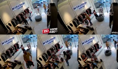 Imágenes de lo ocurrido en el almacén.