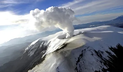 Volcán Nevado del Ruiz.