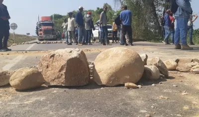 Un nuevo bloqueo en vías de Aracataca