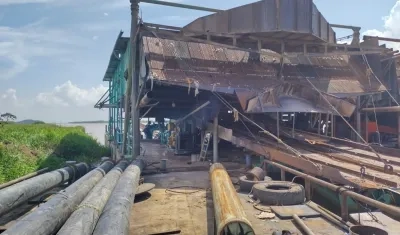 Las dos primeras dragas ya están en 'Caregato'.