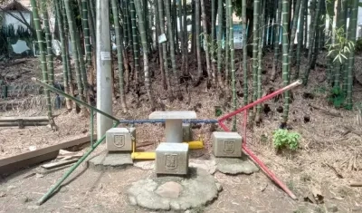 Columpio en el que ocurrió el accidente.