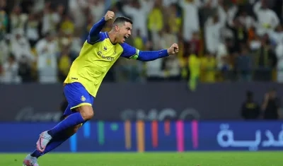 Cristiano Ronaldo llegó a nueve goles con Al Nassr.