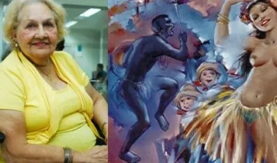 Neva Lallemand, destacada pintora fallecida este miércoles en Barranquilla