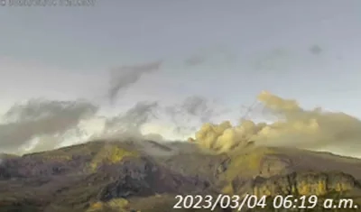 Volcán Nevado del Ruiz.