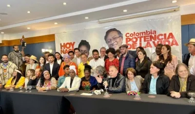 Dirigentes del Pacto Histórico.