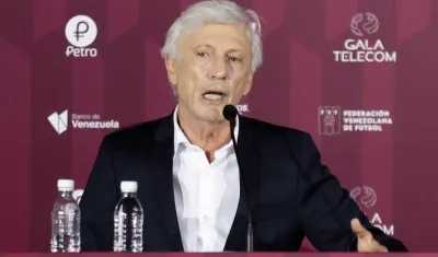José Pékerman duró un año y tres meses al frente de la selección venezolana.