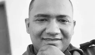 Fredy Joaquín Cantillo Sánchez, patrullero de la Policía asesinado en Santa Marta. 