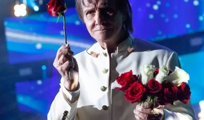 Roberto Carlos, cantautor brasileño.