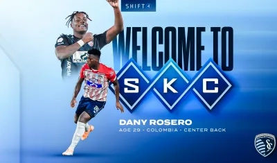 La bienvenida del Sporting Kansas City a Dany Rosero. 