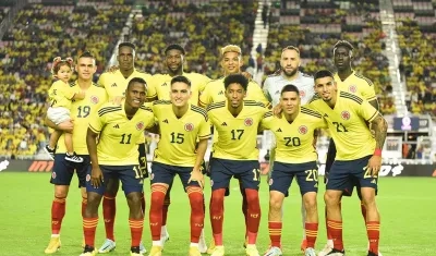 Selección Colombia de mayores que buscará el cupo al Mundial de 2026.