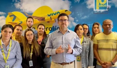 El presidente de la aerolínea Viva Air, Francisco Lalinde.