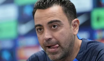 Xavi Hernández, entrenador del Barcelona. 