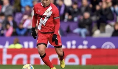 Falcao García se lesionó durante el partido contra el Osasuna.