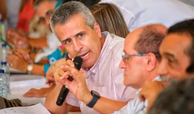 El director (e) de la Unidad Nacional para la Gestión del Riesgo de Desastres, Luis Fernando Velasco.