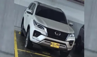 Foto de la camioneta robada. 